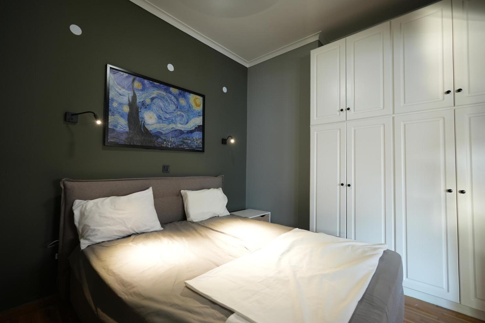 Modern Athenian Penthouse Apartment Bagian luar foto