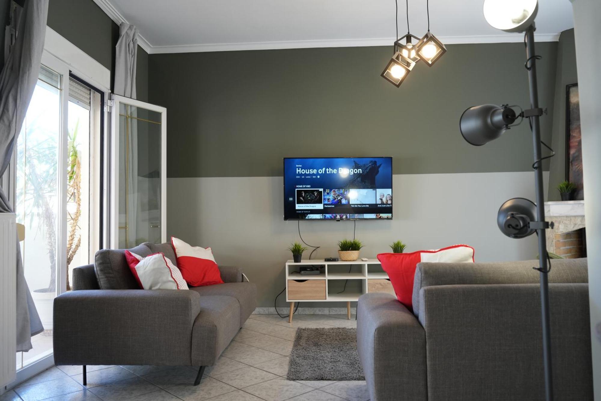 Modern Athenian Penthouse Apartment Bagian luar foto